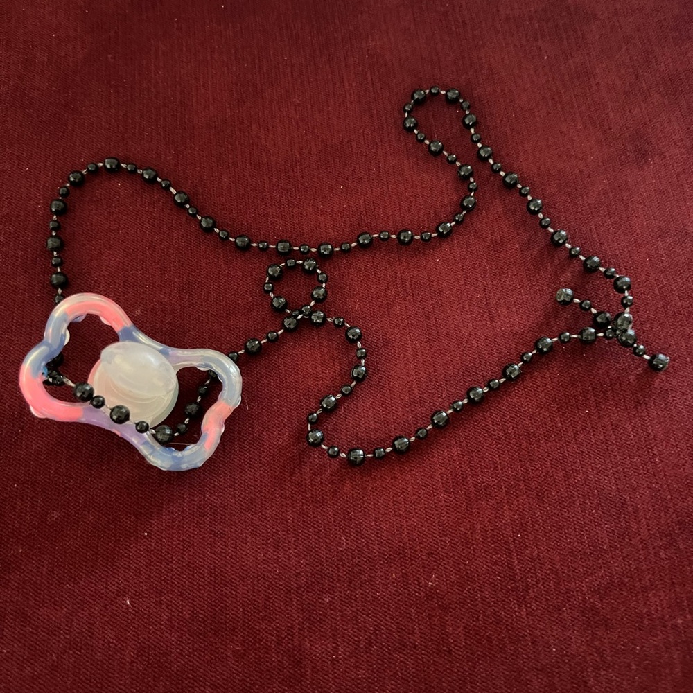 Handmade Pacifier Necklace for EDC Event
